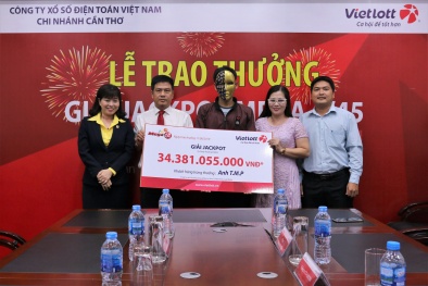 Xổ số Vietlott: Mua vé với dãy số được máy chọn ngẫu nhiên, nam khách hàng bỗng trúng hơn 34 tỷ