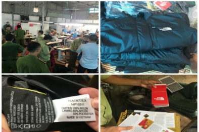 Bí mật bên trong lò sản xuất áo hàng hiệu nhái The North Face 