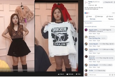 Shop Trandy ngang nhiên livestream bán hàng nhái dù bị Quản lý thị trường 'sờ gáy'?