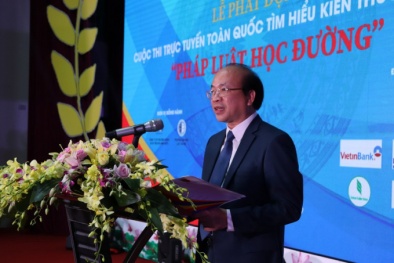 Phát động cuộc thi trực tuyến toàn quốc 'Pháp luật học đường'