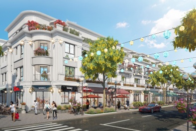 Dãy shophouse của dự án FLC Olympia Lao Cai tạo ấn tượng mạnh trên thị trường địa ốc