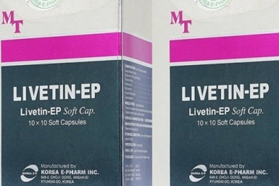 Đình chỉ lưu hành thuốc LivetinEP không đạt tiêu chuẩn chất lượng