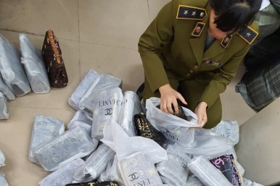 Phát hiện gần 700 túi xách nữ 'nhái' các nhãn hiệu nổi tiếng
