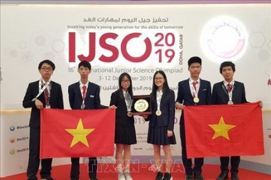 Việt Nam giành 3 HCV tại Kỳ thi Olympic Khoa học trẻ quốc tế