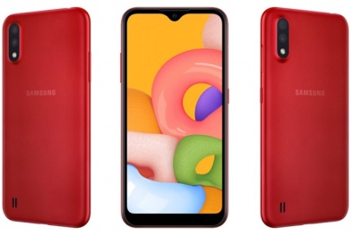 Samsung Galaxy A01 lặng lẽ ra mắt được trang bị Ram khủng