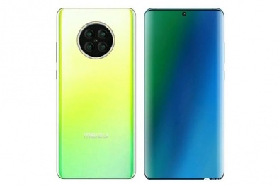 Meizu 17 lộ ảnh render: Màn hình cong tràn cạnh, cụm camera tròn đẹp mắt