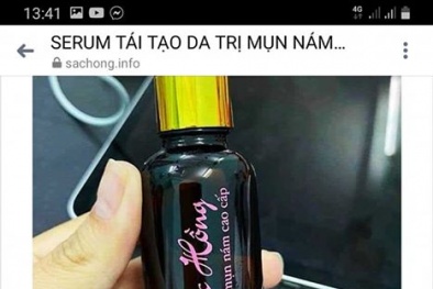 Mỹ phẩm Sắc Hồng 'thổi phồng' công dụng, qua mặt người tiêu dùng?