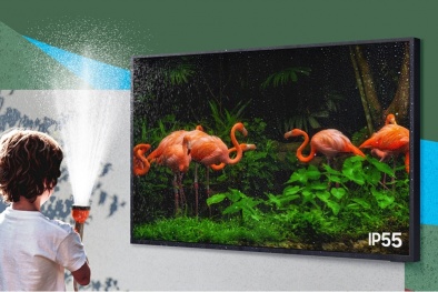 Samsung giới thiệu TV 4K để ngoài trời: Chống chói, chống nước tiêu chuẩn IP55