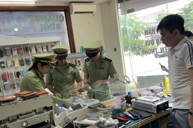 Xử lý hàng loạt cơ sở có hành vi kinh doanh hàng hóa giả mạo nhãn hiệu