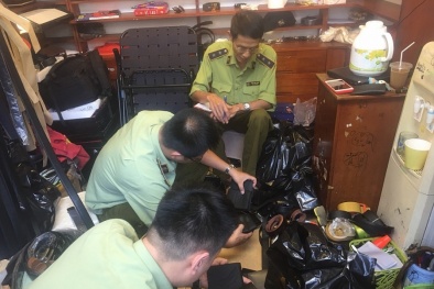 Hà Nội: Xử phạt 6 cơ sở kinh doanh hàng nhái, hàng lậu