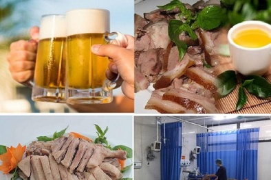 Nguy kịch do nghi ngờ uống bia với những loại thịt quen thuộc này