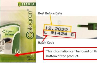 Chất tạo ngọt Cologran Stevia bị thu hồi vì chứa phụ gia 13Win OKVIP Cá cược bóng đá không được công bố trên nhãn
