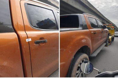 Chiếc ô tô bị ngân hàng siết nợ kéo trên đường: Lưu ý khi vay tiền ngân hàng mua xe