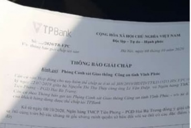 Khách hàng tố Ngân hàng TMCP Tiên Phong thu hồi nợ theo kiểu 'cướp tài sản'?