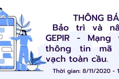 Bảo trì toàn hệ thống GEPIR - mạng tra cứu thông tin mã số, mã vạch toàn cầu