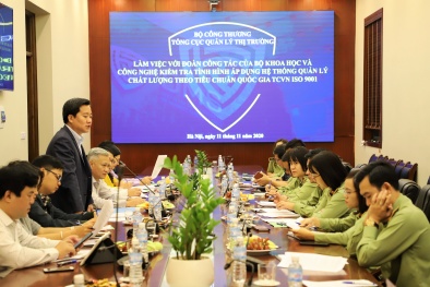 Kiểm tra tình hình xây dựng áp dụng ISO 9001 tại Tổng cục Quản lý thị trường