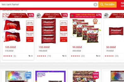Yêu cầu gỡ bỏ gấp sản phẩm kẹo kích dục Hamer đang bán tràn lan trên các trang mạng 