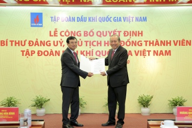 Chính thức bổ nhiệm ông Hoàng Quốc Vượng làm Chủ tịch HĐTV Tập đoàn Dầu khí Việt Nam