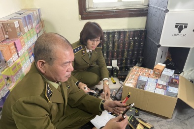 Tác hại không nhỏ của thuốc lá điện tử, bóng cười nhập lậu