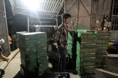 An Giang: Hàng lậu tăng mạnh, lén lút vào trong đêm