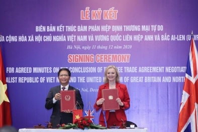 Hiệp định UKVFTA chính thức có hiệu lực từ 23 giờ ngày 31/12/2020
