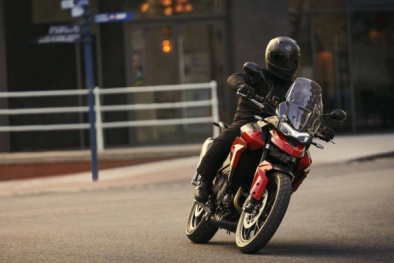 Cận cảnh chiếc xe phân khối lớn Triumph Tiger 850 Sport sắp ra mắt thị trường