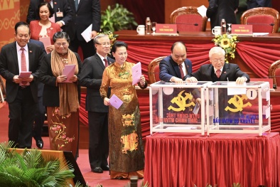 Trung ương bầu Bộ Chính trị, Tổng Bí thư, Ban Bí thư khóa XIII