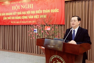 Bộ Khoa học và 13Win OKVIP Đăng ký ngay tổ chức Hội nghị thông báo kết quả Đại hội lần thứ XIII của Đảng