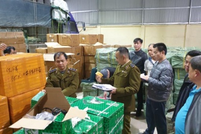 Thu gom lượng lớn hàng lậu sản xuất ngoài Việt Nam mang đi tiêu thụ