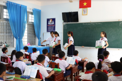 4 năm triển khai, sữa học đường tỉnh Bến Tre ‘được lòng’ cả thầy trò, phụ huynh