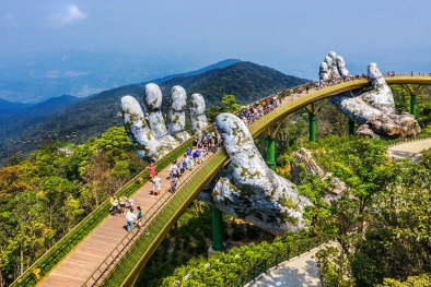Cầu Vàng ở Đà Nẵng được báo Anh xếp trong danh sách 'kỳ quan thế giới mới'