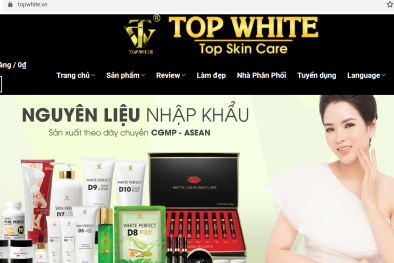 Mỹ phẩm Top White quảng cáo vi phạm pháp luật, đại diện Link Đăng Nhập Nhà cái 13Win16.Com 'chối bay'?
