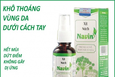 Sản phẩm xịt nách Navin 'thổi phồng' công dụng điều trị dứt điểm mùi cơ thể?