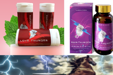 Cảnh báo 3 sản phẩm Love thunder, Rain thunder, Big thunder được quảng cáo sai sự thật