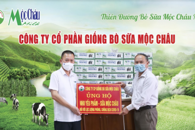 Mộc Châu Milk 'tiếp sức' hơn 50.000 sản phẩm sữa đến các bệnh viện và trường học tại tâm dịch Covid-19