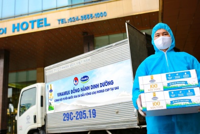 Vinamilk đồng hành cùng đội tuyển quốc gia Việt Nam tại vòng loại World Cúp 2022