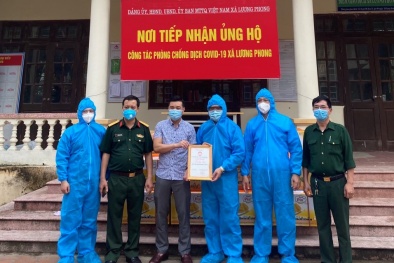 Tân Huê Viên chung tay ủng hộ tâm dịch Bắc Giang