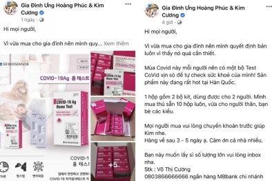 Yêu cầu gỡ các sản phẩm kit test nhanh COVID-19 rao bán trên website 13Win19 tải ứng dụng điện tử
