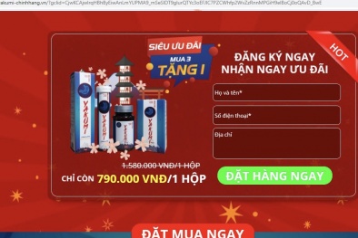 Sản phẩm YAKUMI: Bị xử phạt, thu hồi giấy phép vẫn ngang nhiên rao bán