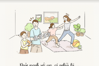 Mong muốn về cuộc sống khỏe mạnh của trẻ em trong mùa dịch qua góc nhìn hội họa