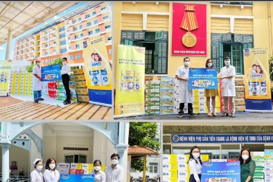 Vinamilk đẩy mạnh hành trình tiếp sức tuyến đầu giai đoạn cao điểm chống dịch tại 50 bệnh viện trên cả nước