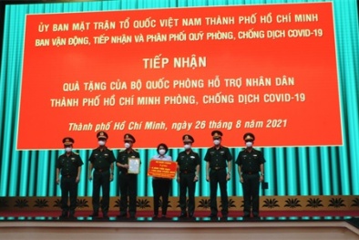 Bộ Quốc phòng tặng nhân dân TP.HCM 4.000 tấn gạo, 100.000 suất quà