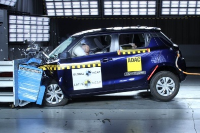 Suzuki Swift gây thất vọng khi chỉ đạt 0 điểm trong bài kiểm tra va chạm của Latin NCAP