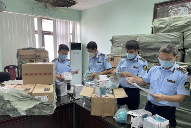 Phát hiện bắt giữ hơn 20.000 khẩu trang y tế giả mạo nhãn hiệu 3M