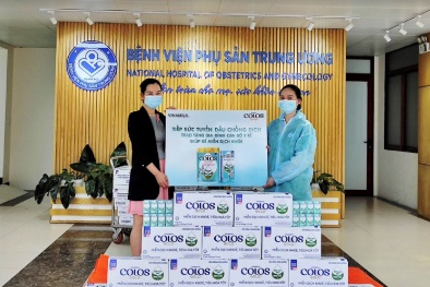 Vinamilk trao tặng 50.000 sản phẩm Vinamilk ColosGold cho con em cán bộ y bác sĩ tuyến đầu