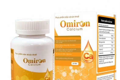 Sản phẩm Omiron Calcium 'thổi phồng' công dụng, đơn vị nào chịu trách nhiệm?