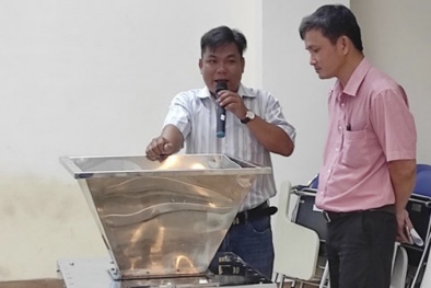 Sáng chế mới: Máy làm sạch tạp chất trong nông sản