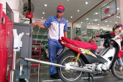 Hà Nội thí điểm đo kiểm khí thải cho 3.000 - 5.000 xe máy 