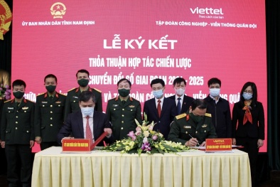 Viettel hỗ trợ tỉnh Nam Định xây dựng nền tảng chuyển đổi số toàn diện