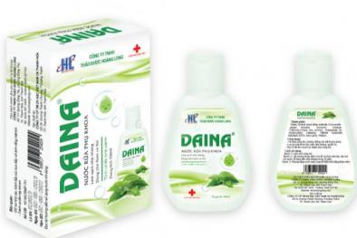 Thu hồi sản phẩm nước rửa phụ khoa kém chất lượng của Daina